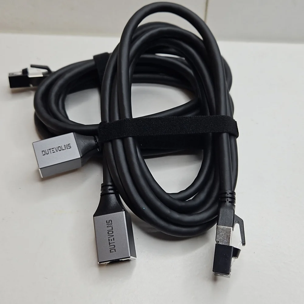 8 Pin 5 Meter RJ45 Mobile Radio Removable Separation Mic Extension Cable Cord